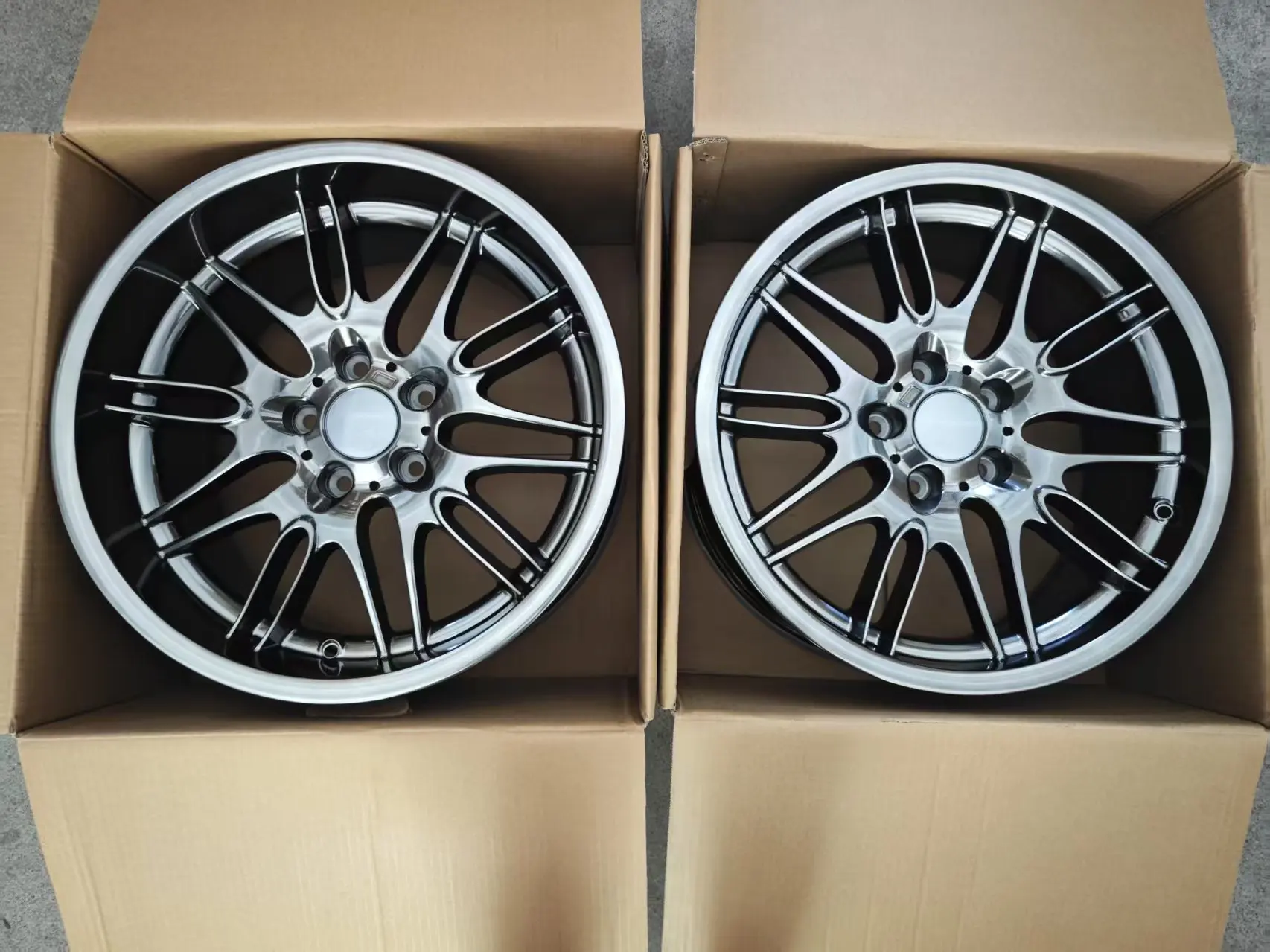 For TP Hot Sale Old Car Classic Alloy Car Wheel Rims 18 inch 8j 9.5j PCD 5X120 Hyper Black for CSL E46 E39 E32 E36 F10 F30 E60 E