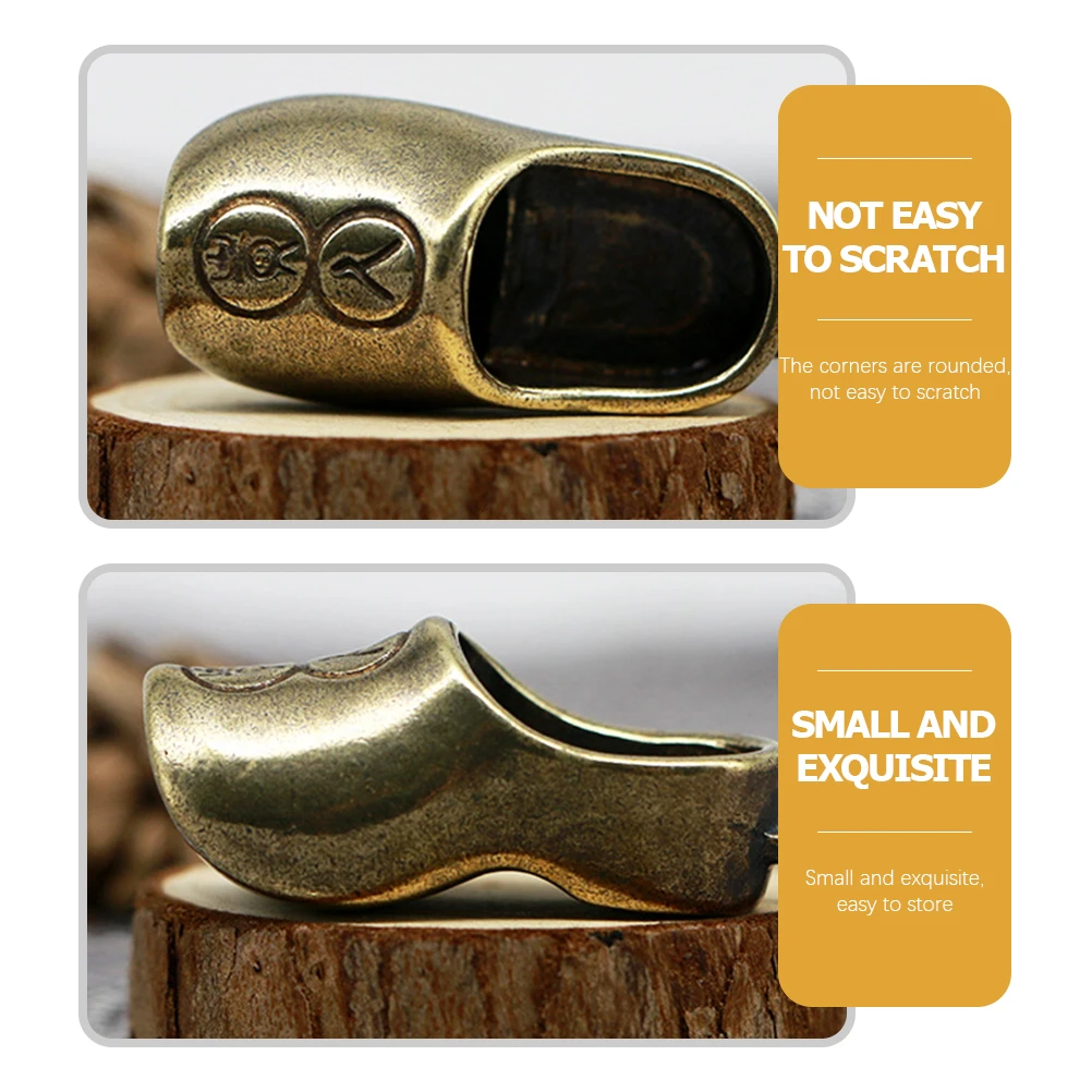 

3pcs Metal Keychain Charms DIY Jewelry Pendants Decorative Accessories Backpack Car Keys Golden Brass Shoe Clasp