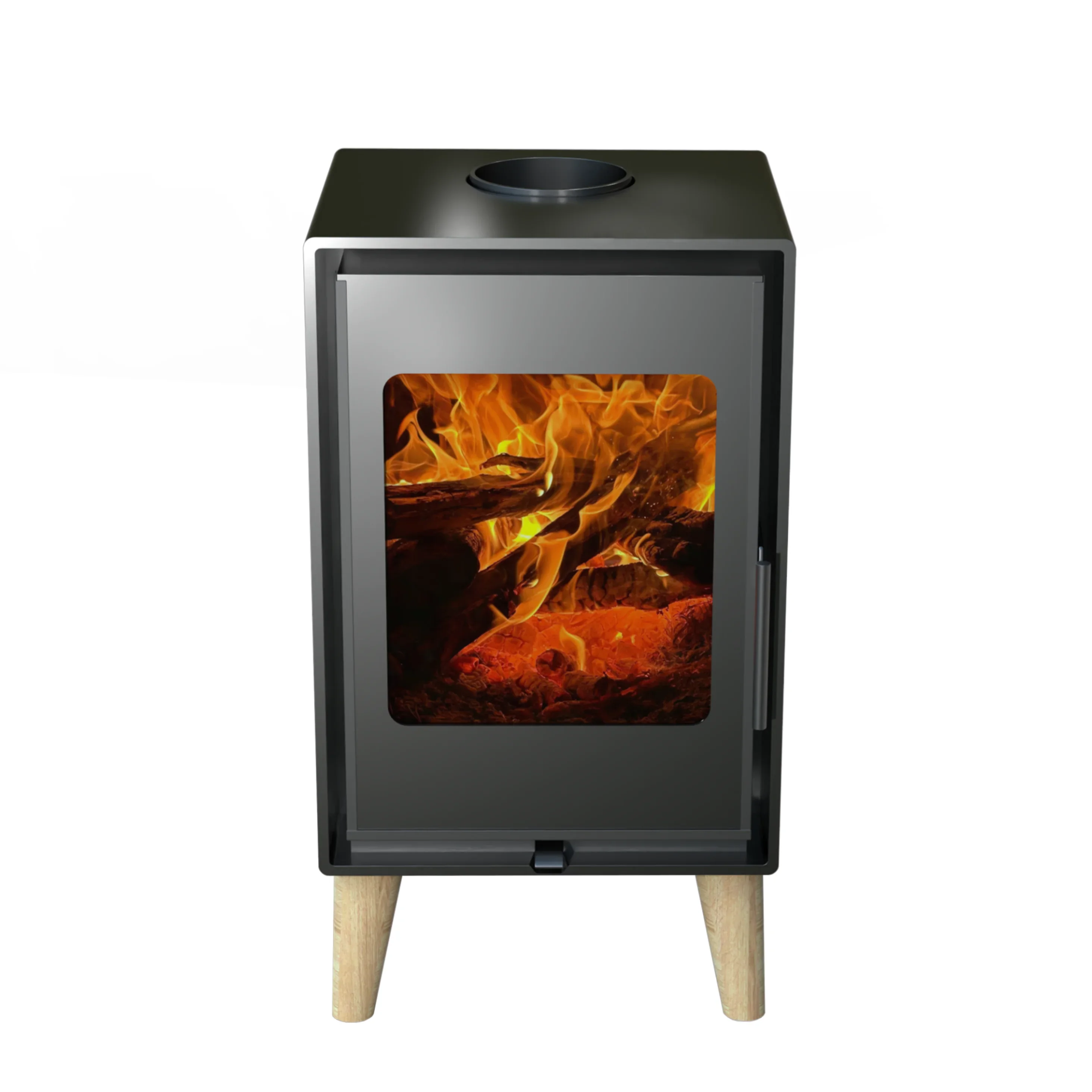 

# v # v Крытая дровяная печь Современная углеродистая сталь, высокотемпературная