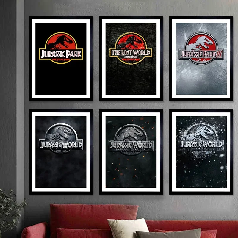 Canvas Painting Jurassic Park/World Movie Poster Collection 1993 - 2022 Film Wall Art Pictures Print Bar Living Room Home Decor