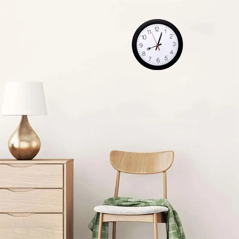 8Pcs Noiseless Quartzs Wall Clock Movement with 12 Different Hands Set for Crafting Projects Battery Operated 13/18/24mm X3UC