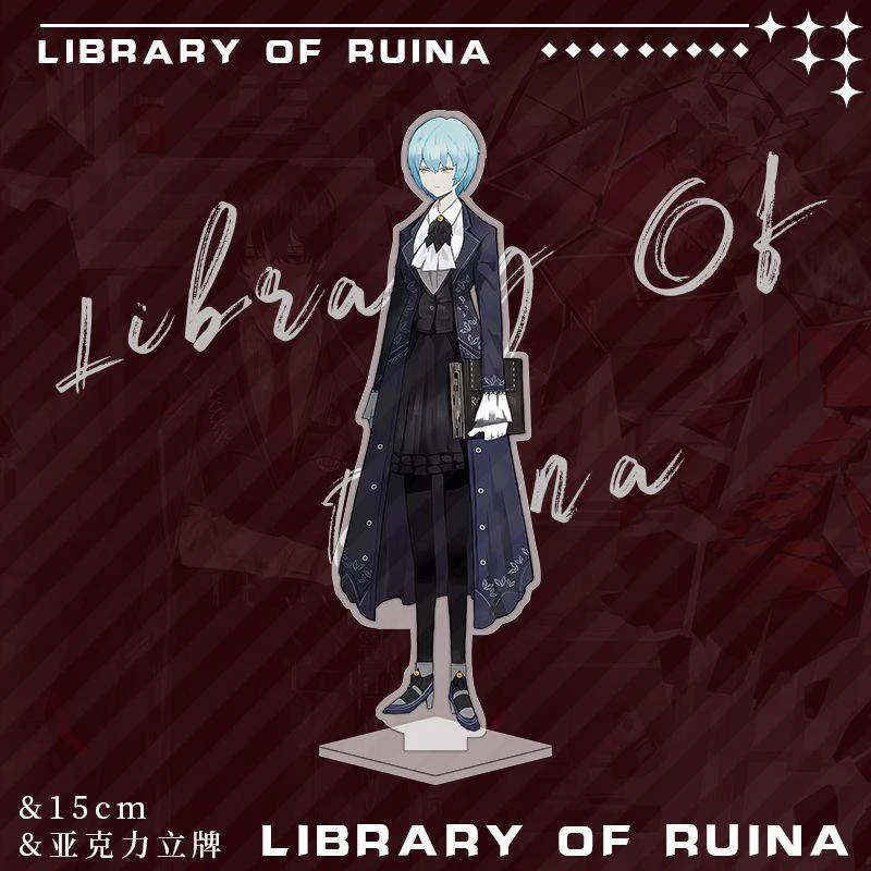 Game Limbus Company Anime Acrylic Stand Model Figure Cosplay Plate Holder Topper Keychain Fans Christmas Desk Decor Plate Gift