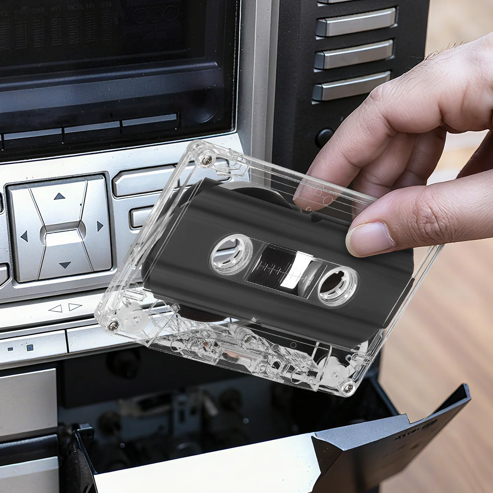 2 قطعة أشرطة كاسيت فارغة 30 دقيقة وقت التسجيل منخفضة الضوضاء شريط الصوت لتقوم بها بنفسك صوت الموسيقى التدريس قذيفة شفافة الرجعية #1