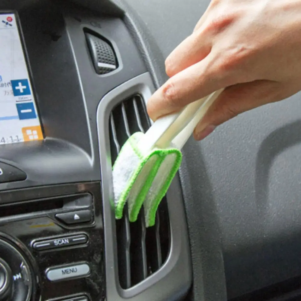 

Car Cleaning Brush Air Conditioner Vent Cleaner Detailing Removal Brush Auto Dust Accessories Duster Car Outlet Blinds V9P1