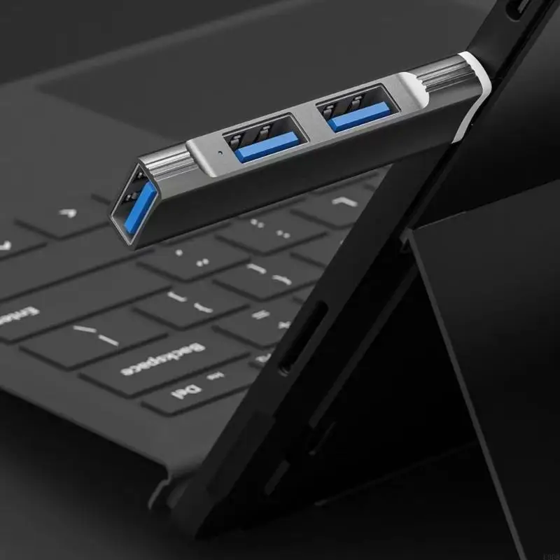 3 In 1 USB Adaper 3Port USB 2.0 Splitter voor pc -computertabletten