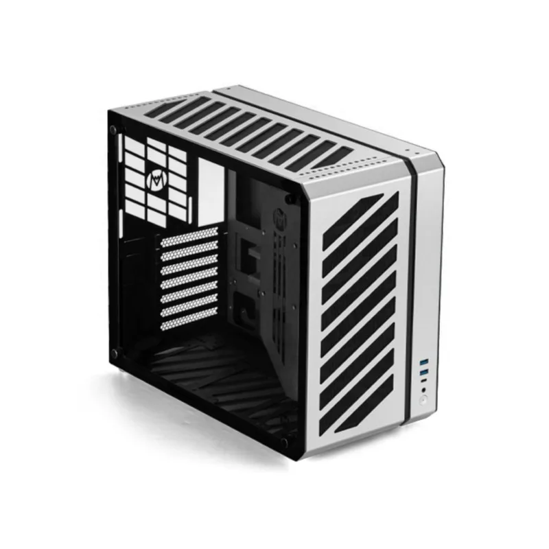 C34Pro side through 360 water cooling, portable desktop sea view room small aluminum chassis