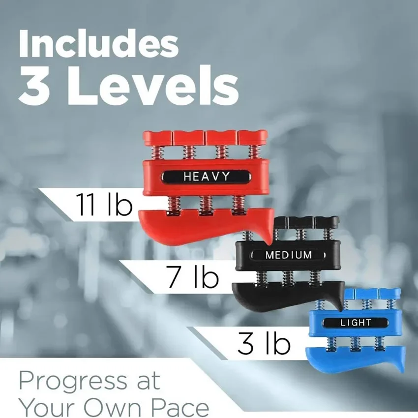 جهاز تدريب قوة اليد ثنائي الاتجاه، أداة تدريب قوة القبضة المجزأة لإعادة تأهيل الأصابع. #4