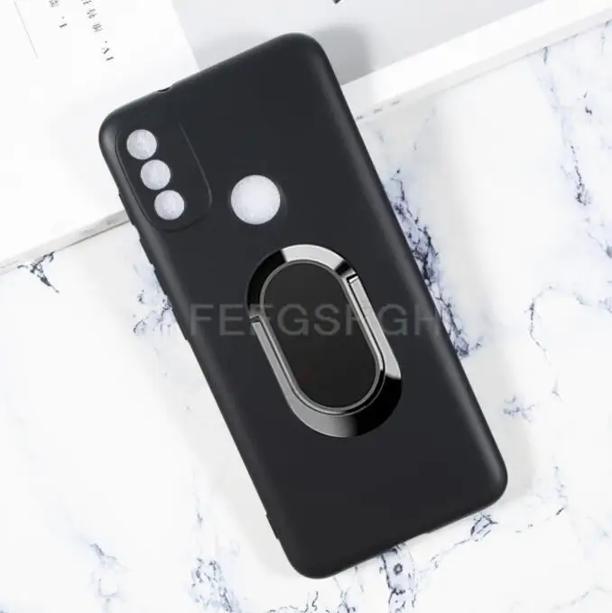 For Motorola Moto E20 E30 E40 XT2155 lcd XT2155-1 Back Ring Holder Bracket Phone Case Smartphone TPU Soft Silicone Cover