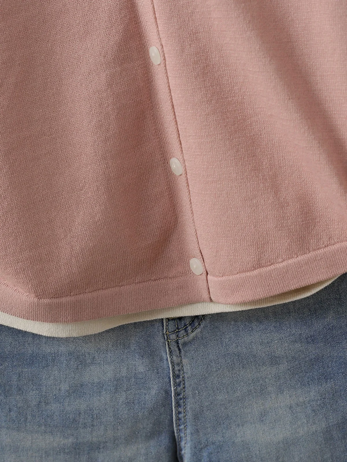 Spring Autumn plus Size 200 Pou Gentle Sle Fake Two-Piece Knitted Top Trendy Sweater Jaet for plus Size Women