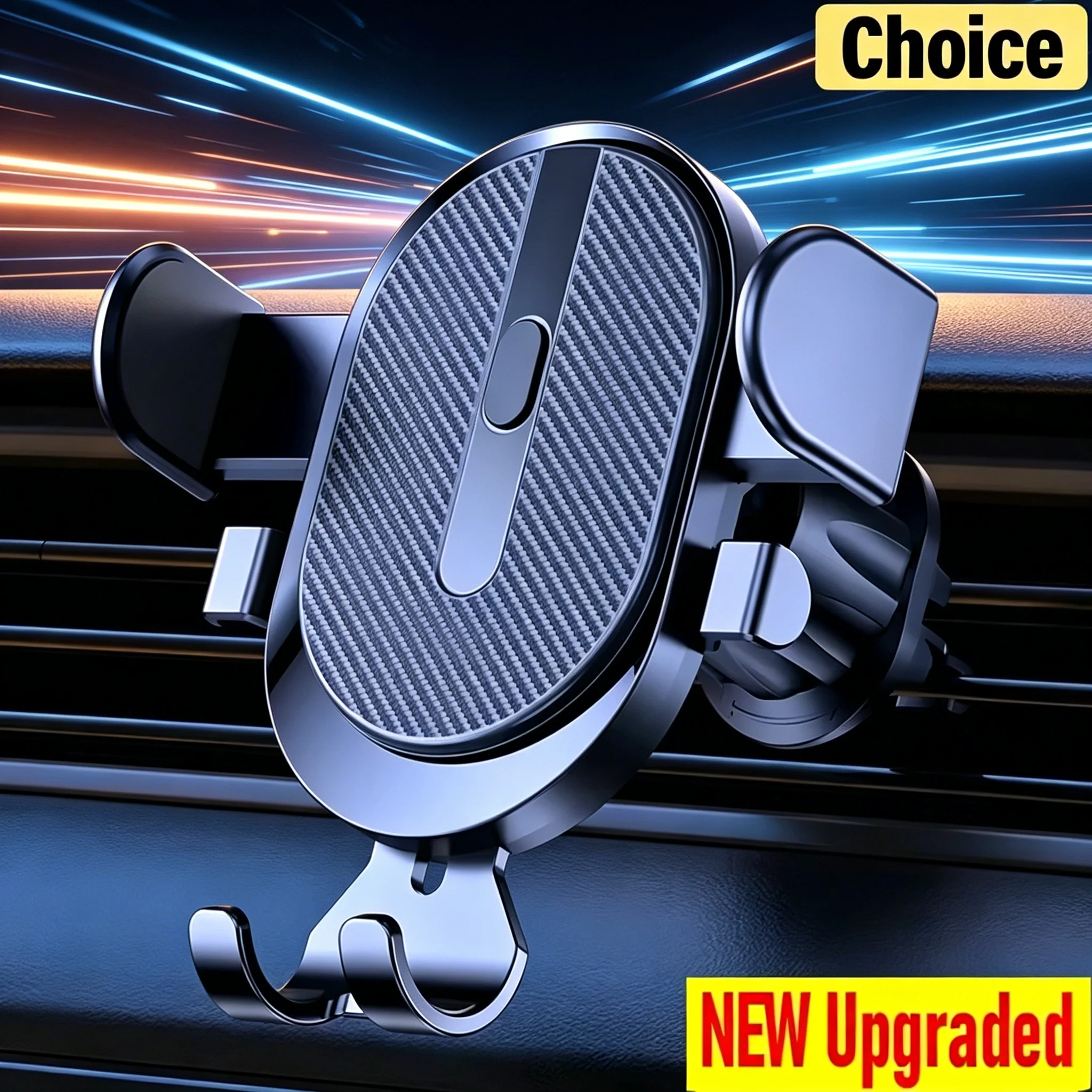 Universal Gravity Dashboard Phone Holder Car Phone Holder Stand Mobile Phone Support For iPhone14 13 12 11 Xiaomi Samsung