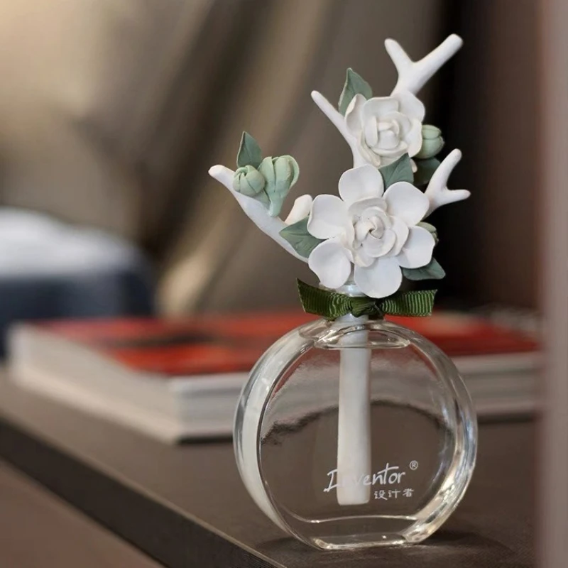Handmade Ceramic Flower Diffuser, Fragrance Diffuser for Home Decor Table Centerpiece, Perfect Gift for Women, Friends