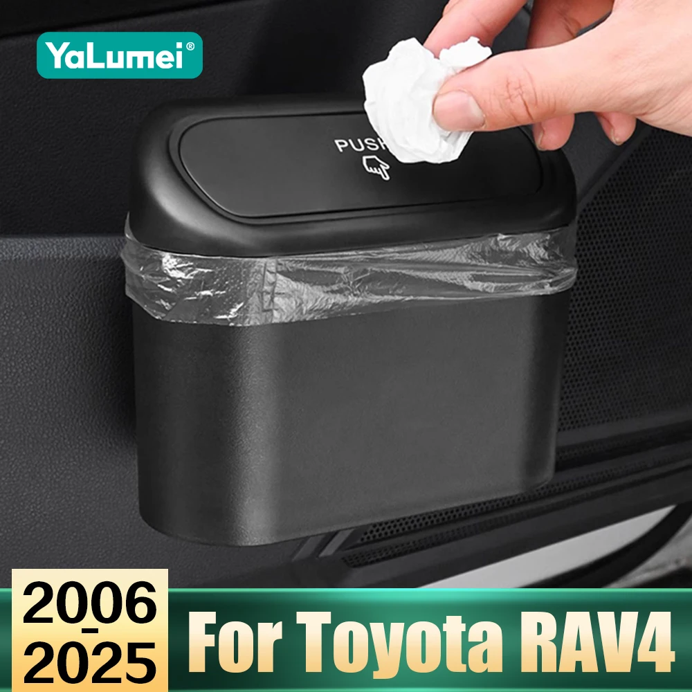 Für Toyota RAV4 XA30 XA40 XA50 RAV4 Hybrid 2006-2021 2022 2023 2024 2025 Auto hängen Mülleimer Auto Platz Drücken Fall Bin