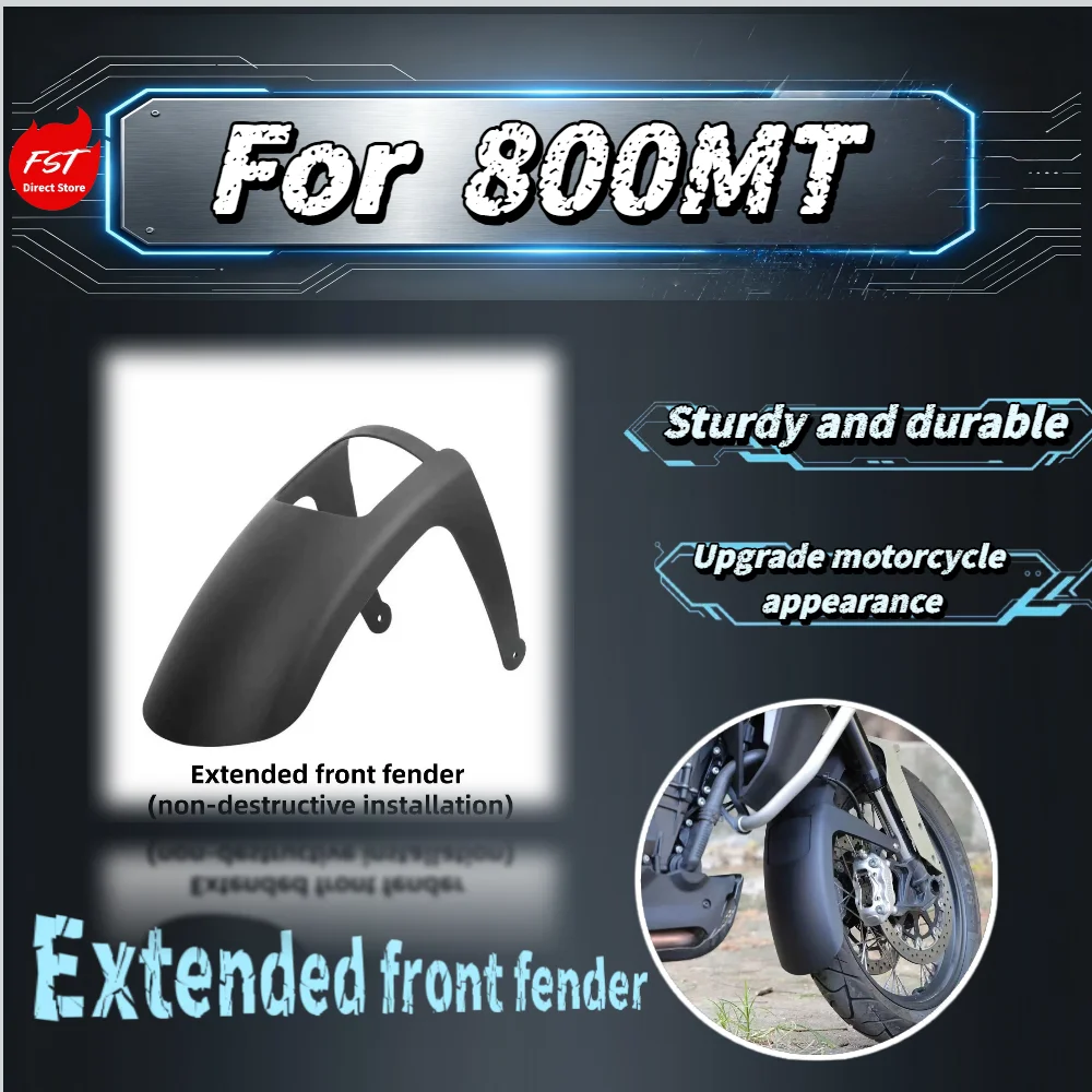 

For 800MT Motorcycle Extended Front Fender Modified Front Mudguard Splash Guard Front Wheel Mudflap Accessories