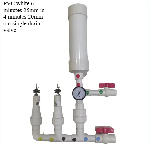 Oil-Free & Electric-Free PVC Hydraulic Ram Pump, Self-Operating Water Hammer Pump for Garden & Rural Water Supply