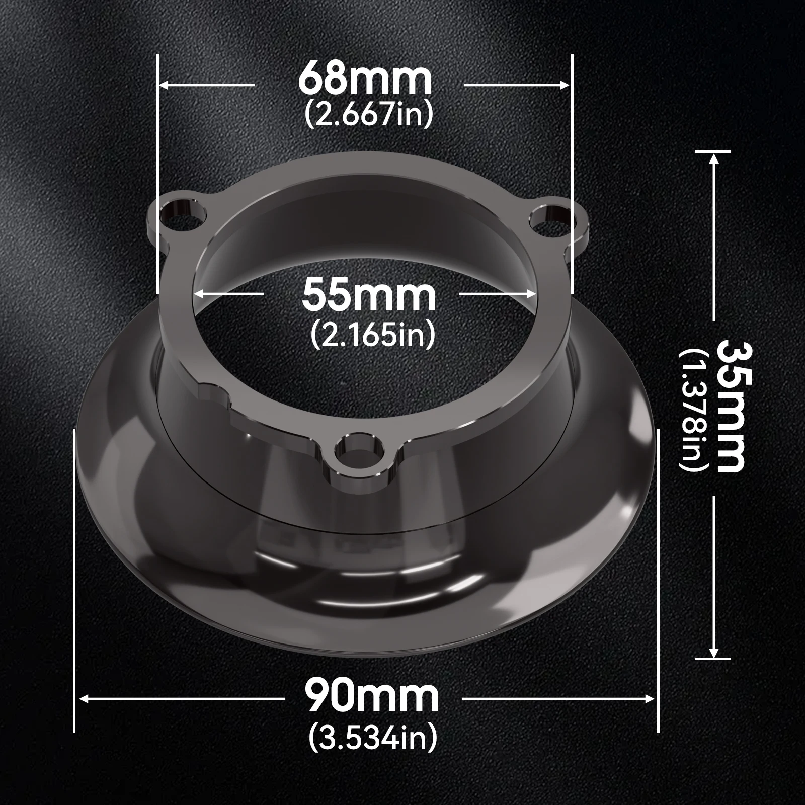 ZSDTRP 55mm CV40 Carburetor Air Filter Wind Horn Cup Velocity Stacks For Harley Davidson Motorcycle Part