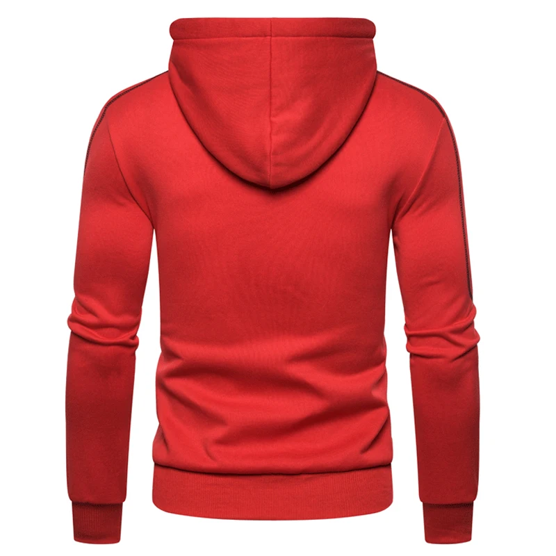 Heren Herfst Winter Trainingspak Rits Hoodie En Broek 2 Stuk Casual Sportkleding Jogger Hardlooppak Fitness Sweatshirt