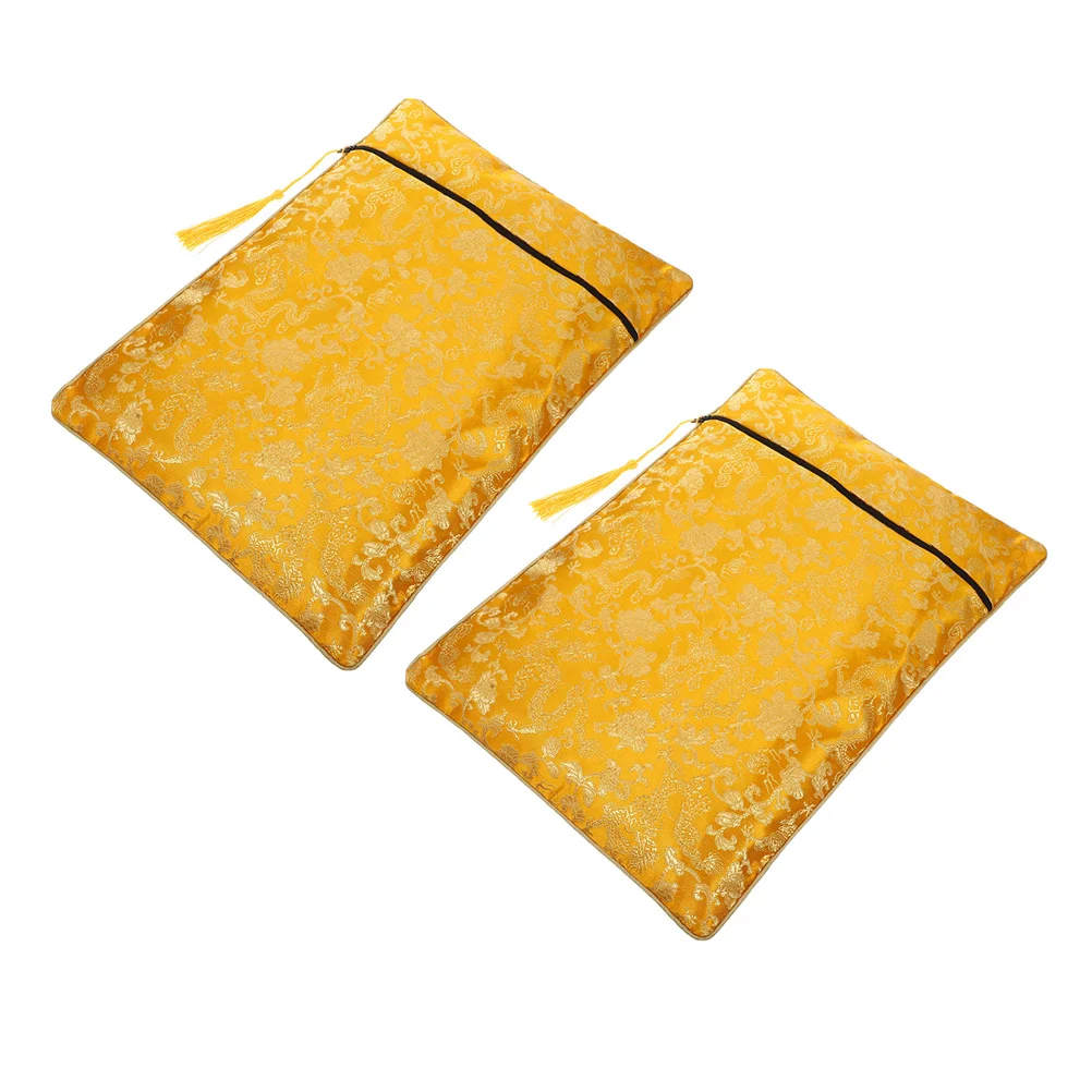 2 pcs Zipper Bag Bible Pouch Case Multifunctional Stationery Storage Organizer Travel Holder For Book Protection