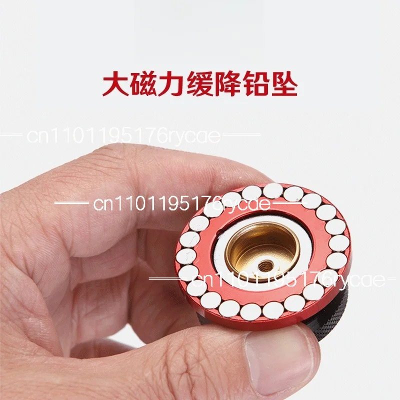 One-touch slow lowering point for fishing reels, CNC all-metal  fishing line reels, fishing gear