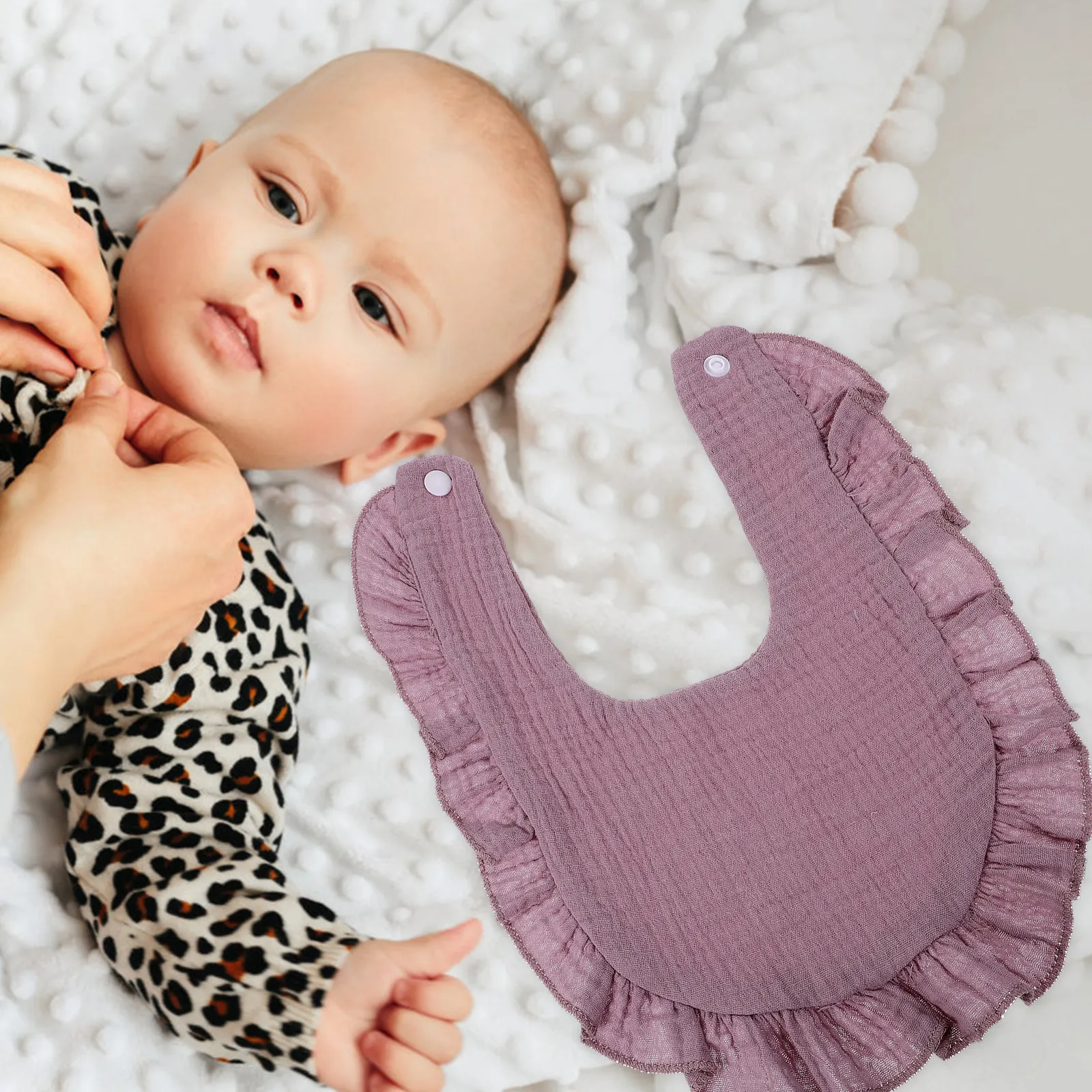 

3 шт., хлопковые нагрудники для младенцев, для выделения слюны, для прорезывания зубов, для кормления, мягкие, дышащие, приятные для кожи, милые, легкие, удобные для переноски