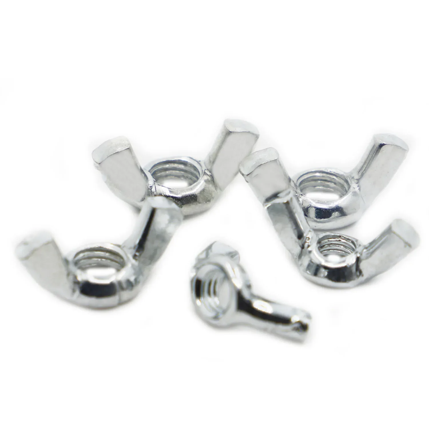 5/10 шт. барашковые гайки-бабочки M3 M4 M5 M6 M8 M10 M12, оцинкованные барашковые гайки, затянутая вручную гайка DIN315