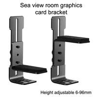 Adjustable GPU Holder 6-96mm Metal Bracket Computer Graphics Card Chassis Fan Support Fixed Stand for Better Cooling System