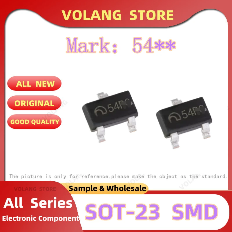 

10 шт. SOT-23-3 SMD LOD Mark 54
