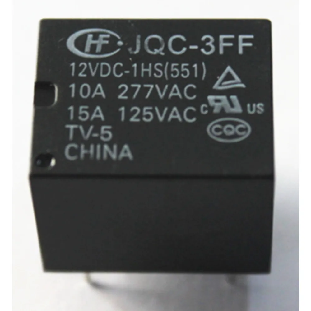 

Free Shipping Wholesale 10pcs/lot Relay JQC-3FF-012-1SH 12V 4PIN JQC-3FF-024-1SH 24V 4PIN