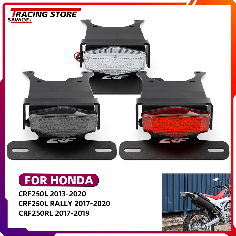 

Motorycle Fender Eliminator Kit License Plate Holder LED Brake Light Turn Signal For Honda CRF250L Rally CRF250RL CRF250 RL/L