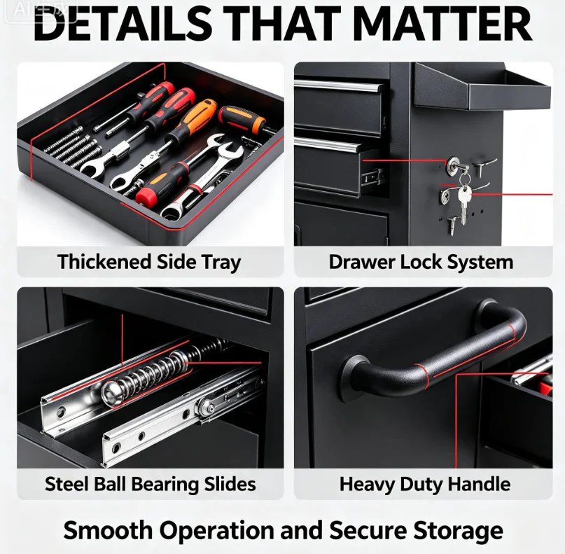 Rolling Tool Cabinet, Metal St - Workshop Tools Hanging 评论和价格