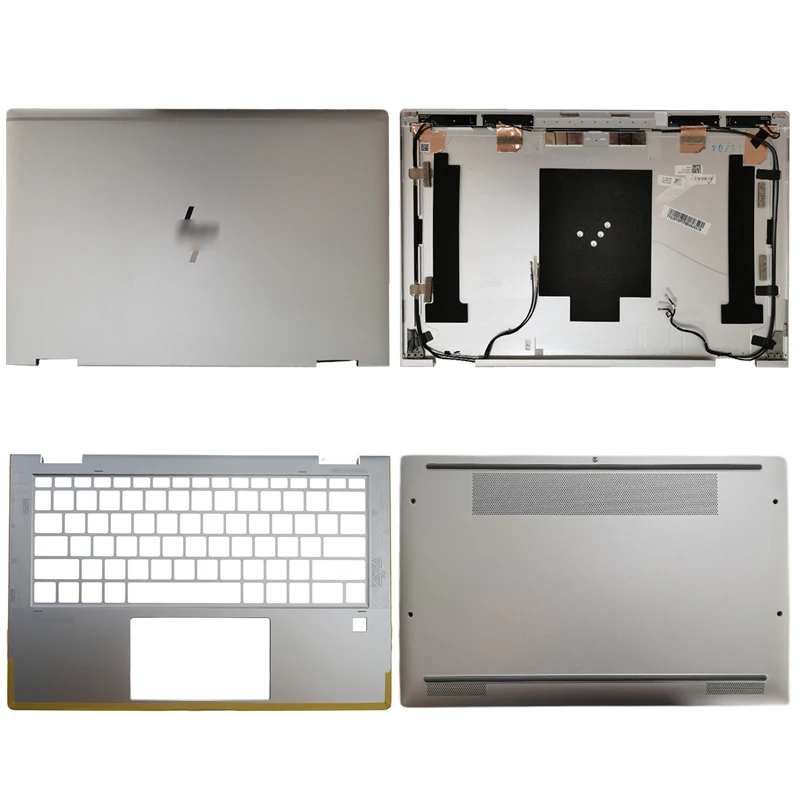 New LCD back cover with screen/antenna/bottom case cable for hp elitebook x360 1030 g3 portable shield silver