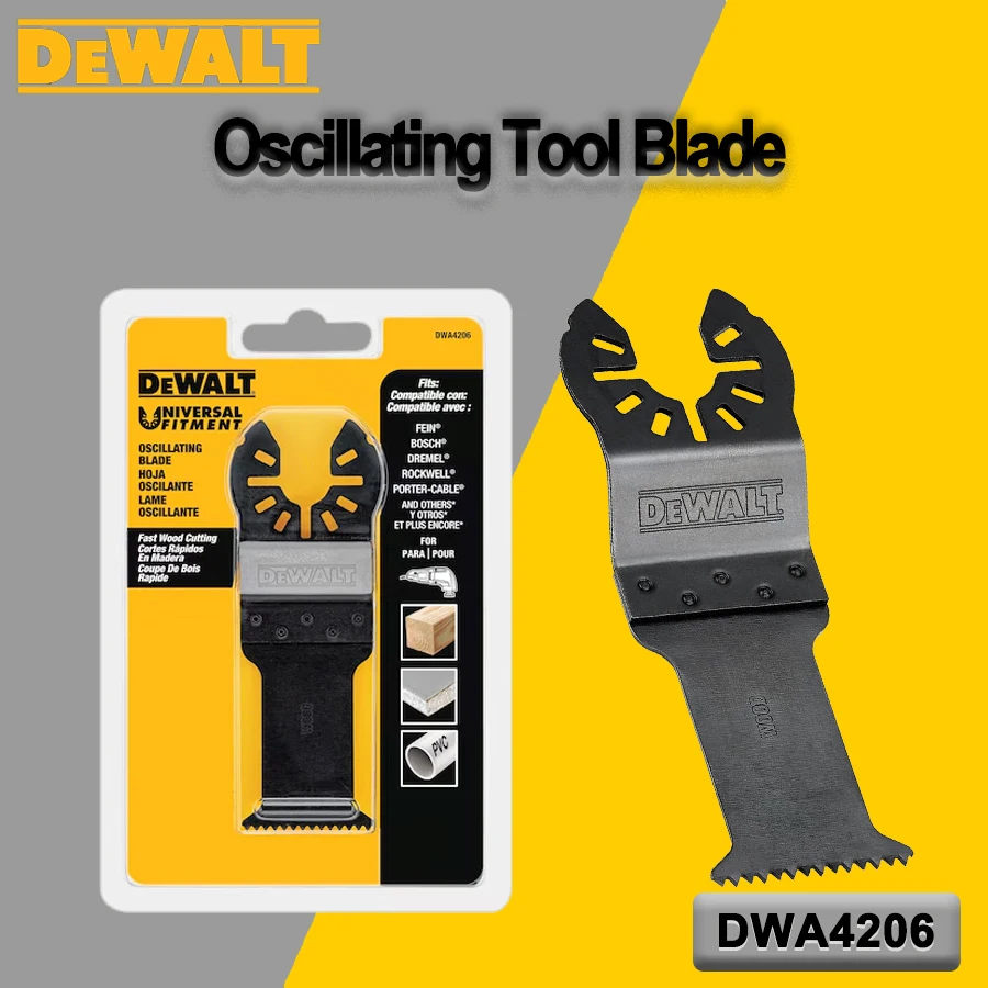 

DEWALT Oscillating Tool Blade Fast Cutting Wood Power Tool Accessories DWA4206