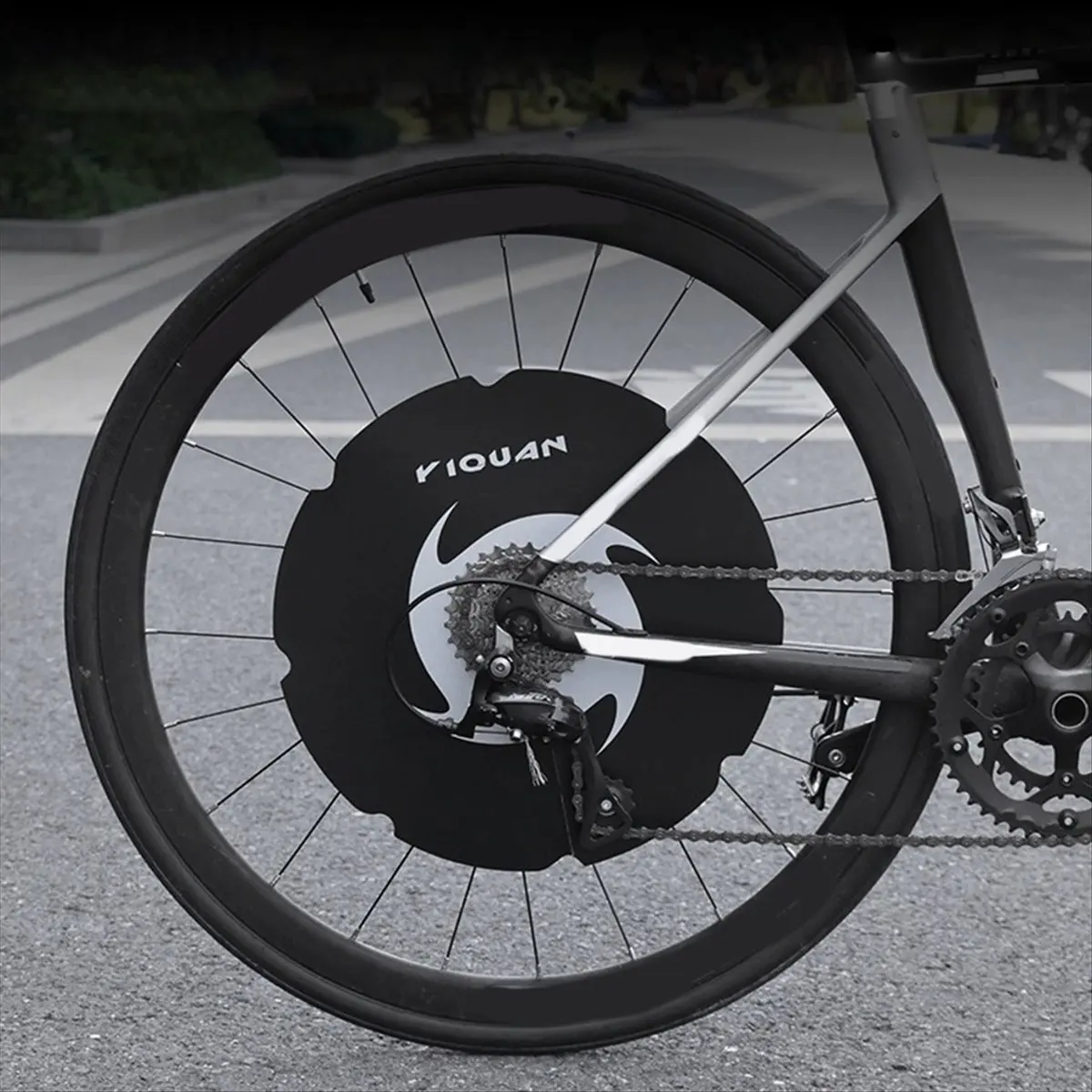 ABME YIQUAN المضادة للحشف دراجة غسل مكبح قرصي تنظيف غطاء للحماية خفيفة غسل القرص الحرس الدراجة الملحقات