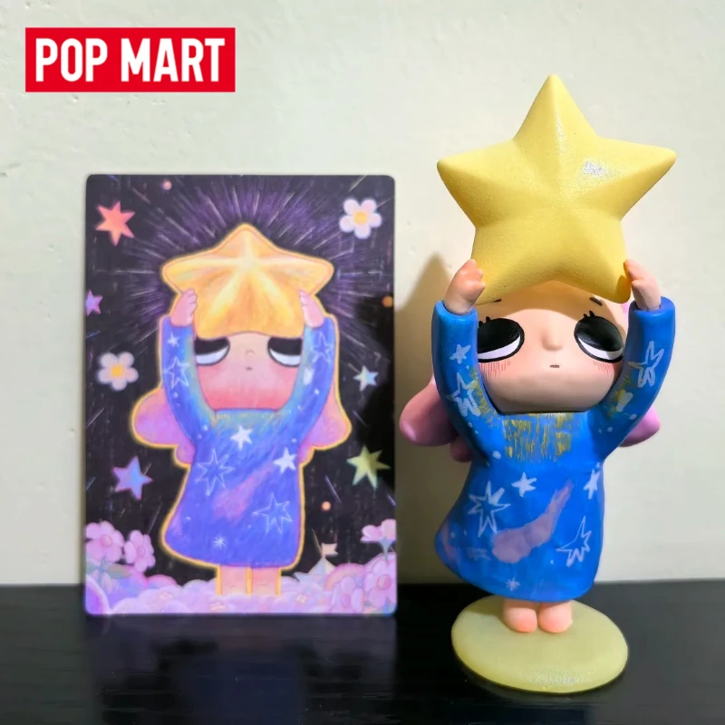 POP MART Nyota Growing Up By Your Way Series caja ciega Guess Bag misterio lindos adornos de escritorio muñecas de modelos coleccionables juguetes para niños