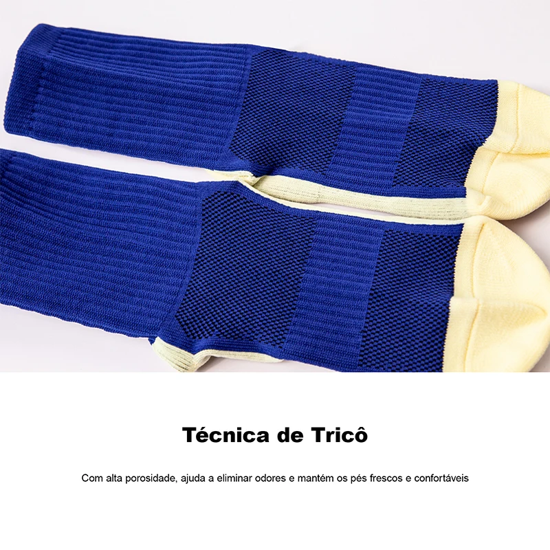 جوارب رياضية من السيليكون للأطفال للأولاد ، حماية سميكة ، جوارب كرة قدم متوسطة ، مقاومة للإنزلاق