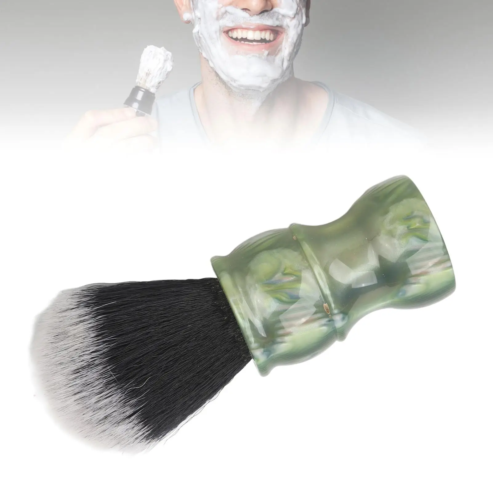 Delicate Handle Shaving Brush - Convenient Barber Shave Tool for home Travel