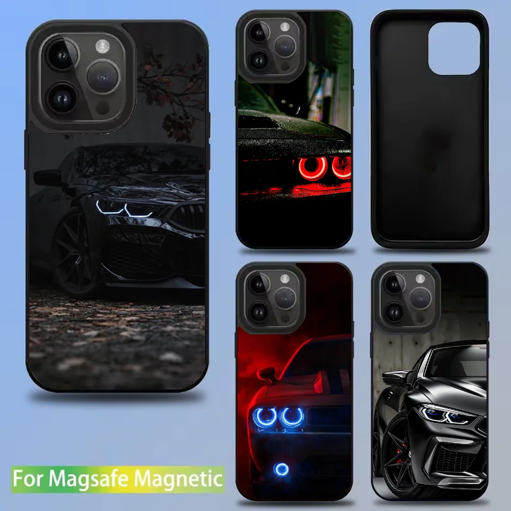 

Car M-Mercedes-Benz-Back Phone Case For IPhone 16 15 14 13 12 11 Pro Mini Max Soft Magnetic Cover