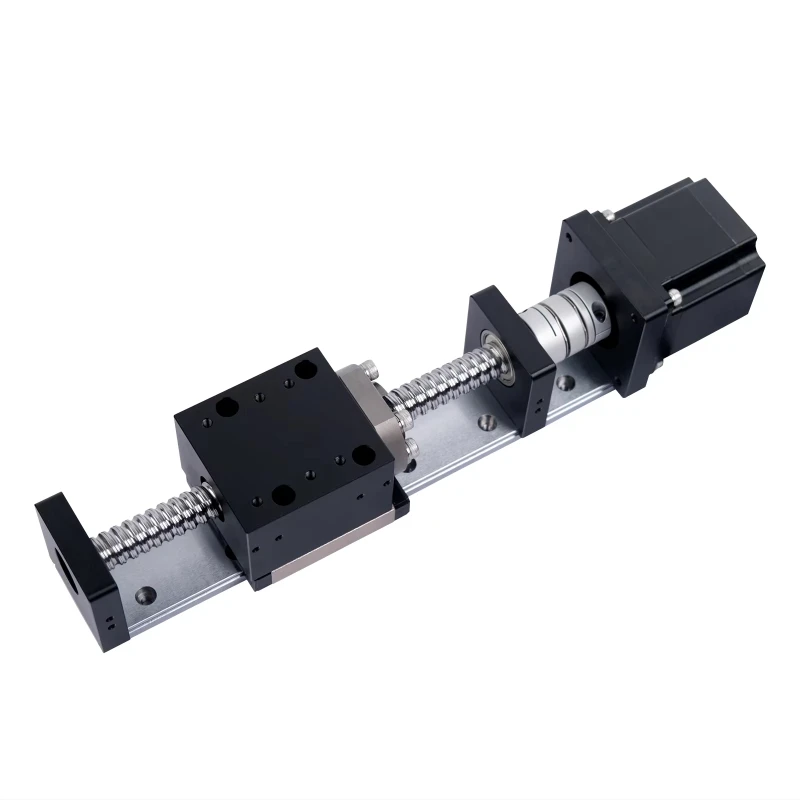

High-precision open ball screw module, effective stroke, aluminum alloy bearing