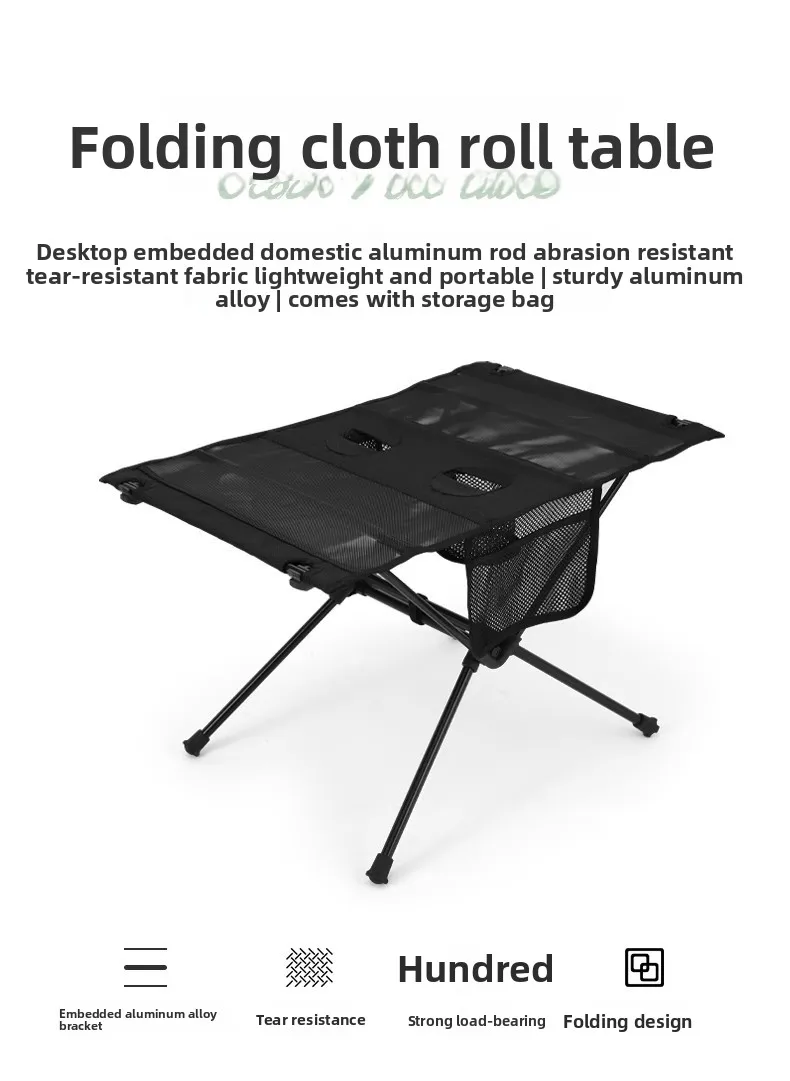 Ultralight Aluminum Rectangle Folding Camping Table Portable Outdoor Table for Cooking BBQ Beach Picnic