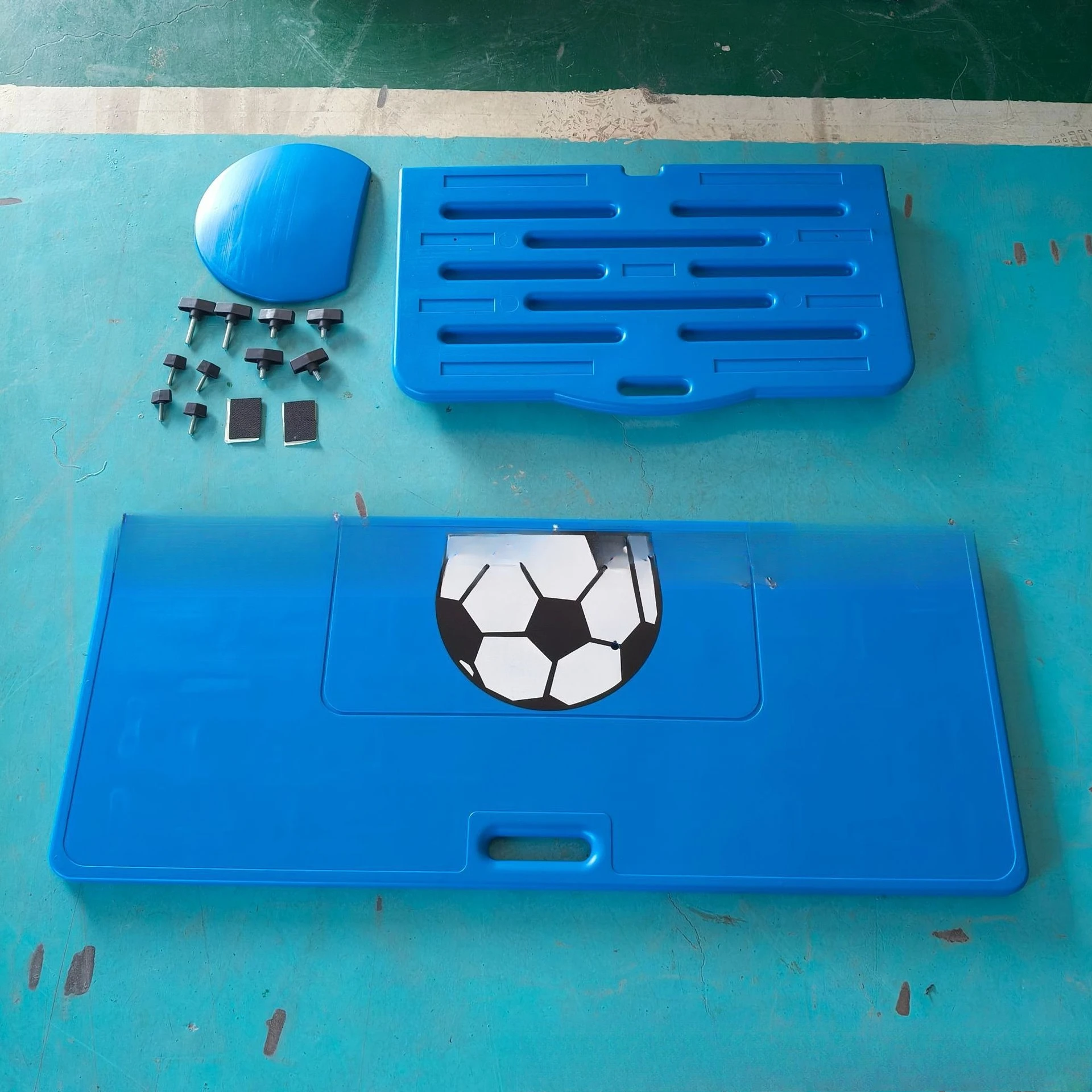 Tavola da rimbalzo da calcio, ostacolo per allenatore da parete per allenamento con bersaglio deflettore