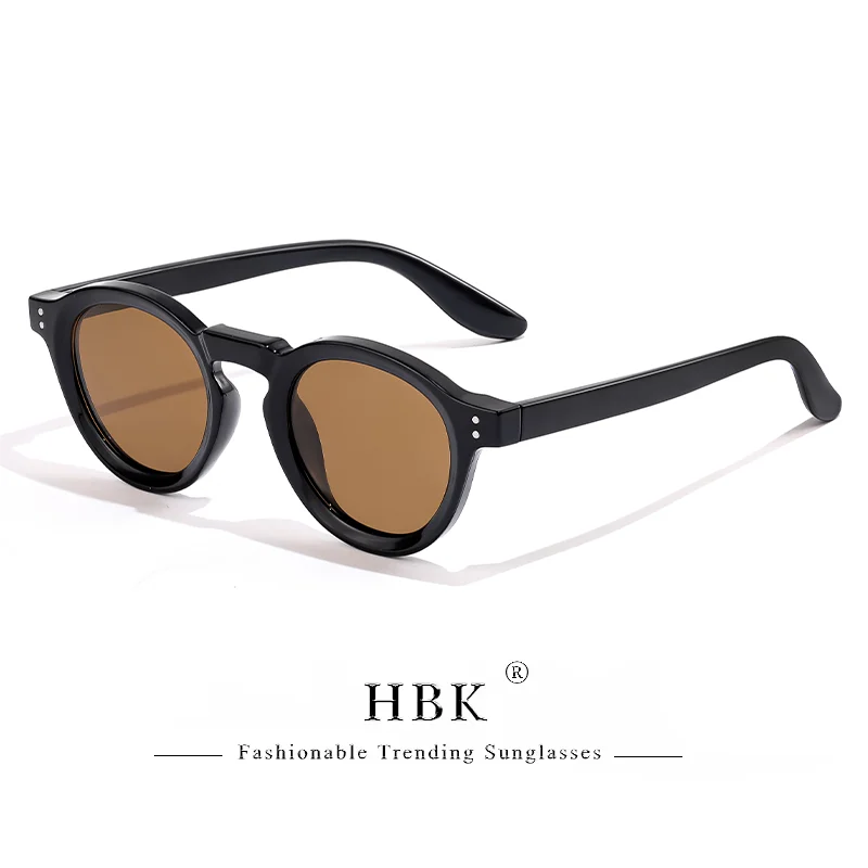 HBK Mode Polarisierte Sonnenbrille Männer Retro TR90 Hochwertige TAC Linsen Runde Sonnenbrille Frauen Fahren Angeln Brillen Reisen – Detail 19