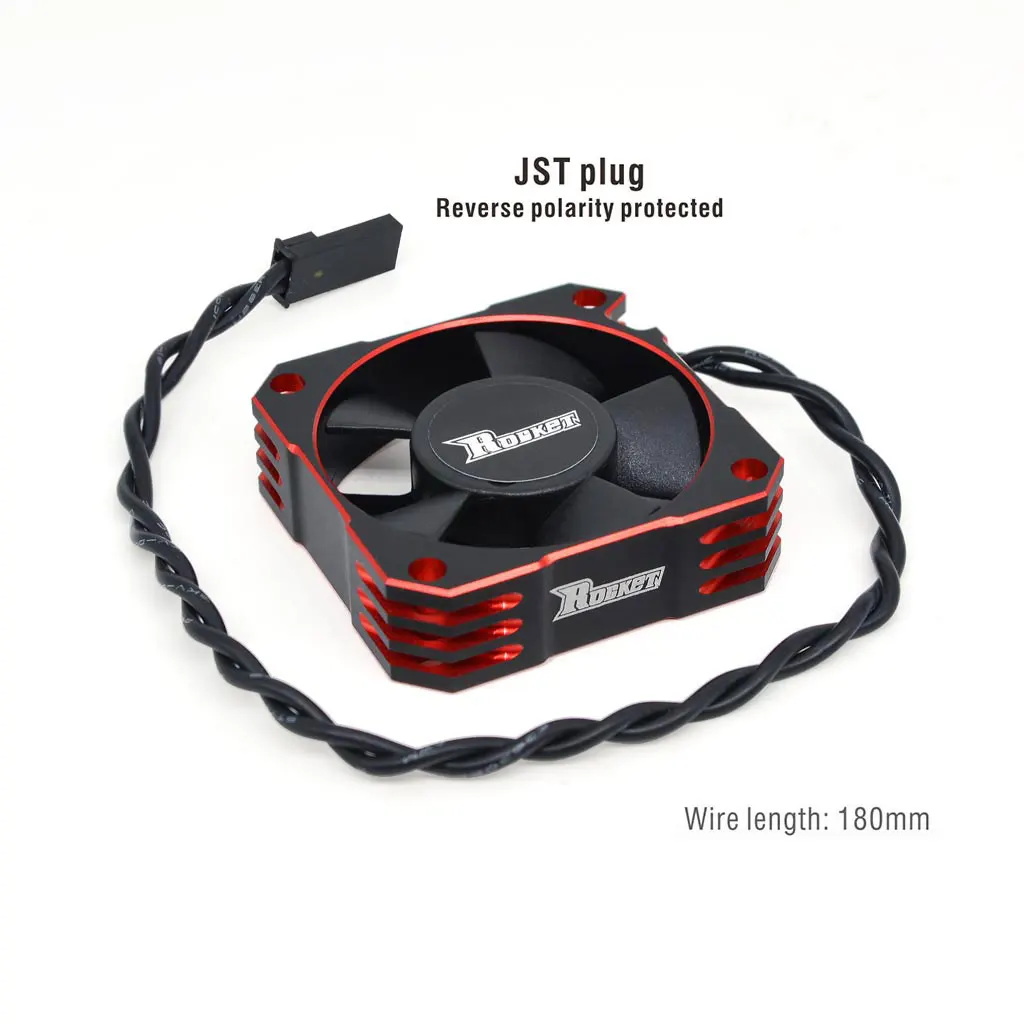 Rocket 25mm 30mm 35mm 40mm 50mm Metal Motor Cooling Fan Heat Dissipation for 1/10 1/8 1/5 1/12 RC Car Brushless Motor