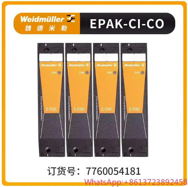 

Изолятор сигналов Weidmuller EPAK-CI-CO 4–20 мА, один вход, один выход 7760054181, устройство промышленной связи