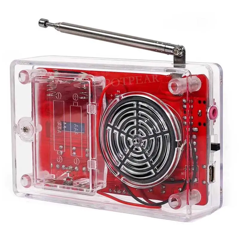 FM Radio DIY Electronic Kit Soldering Practice Circuit Board Development Board Interesting Teaching Experiment Project
