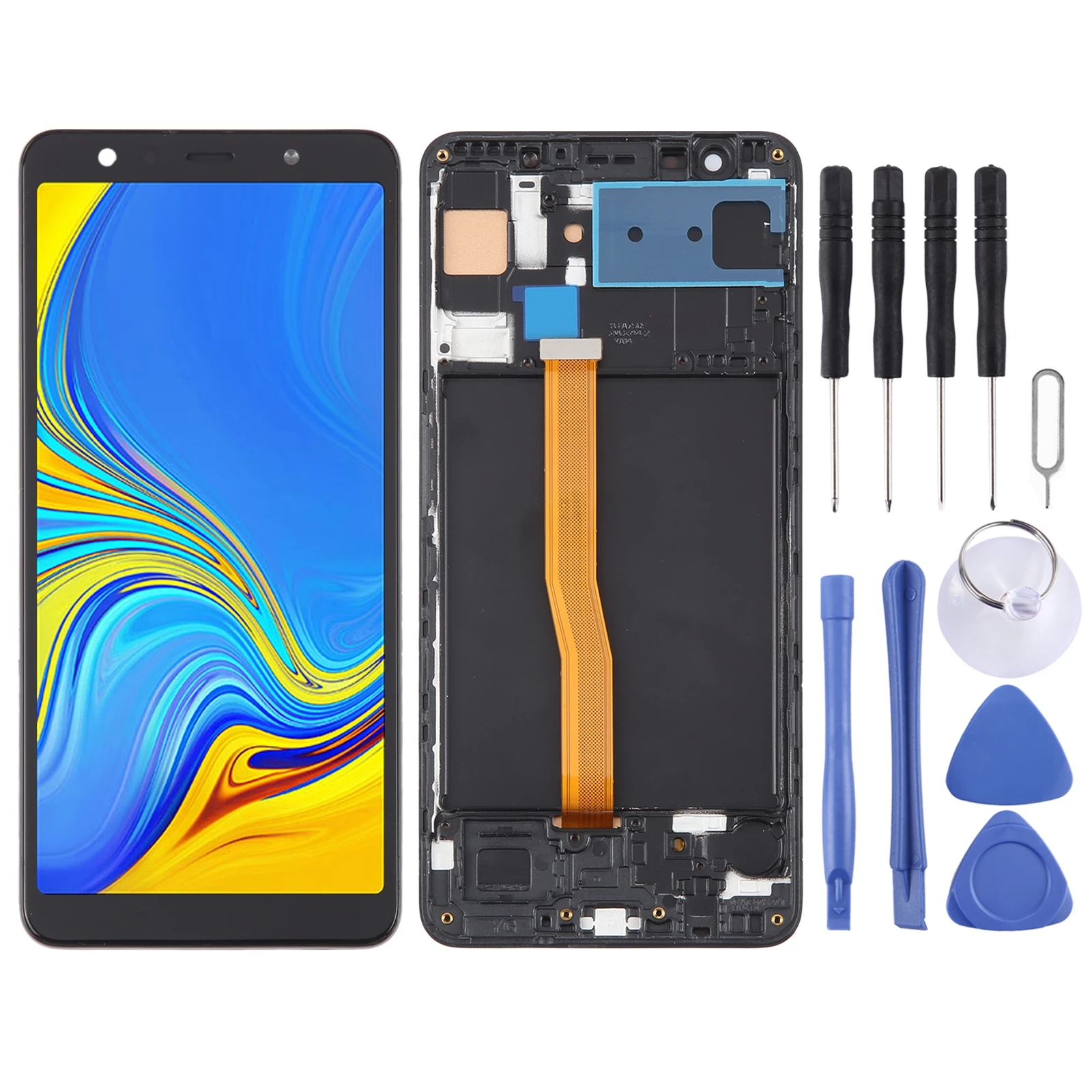 

ЖК-экран TFT для Samsung Galaxy A7 (2018) /телефон с рамкой