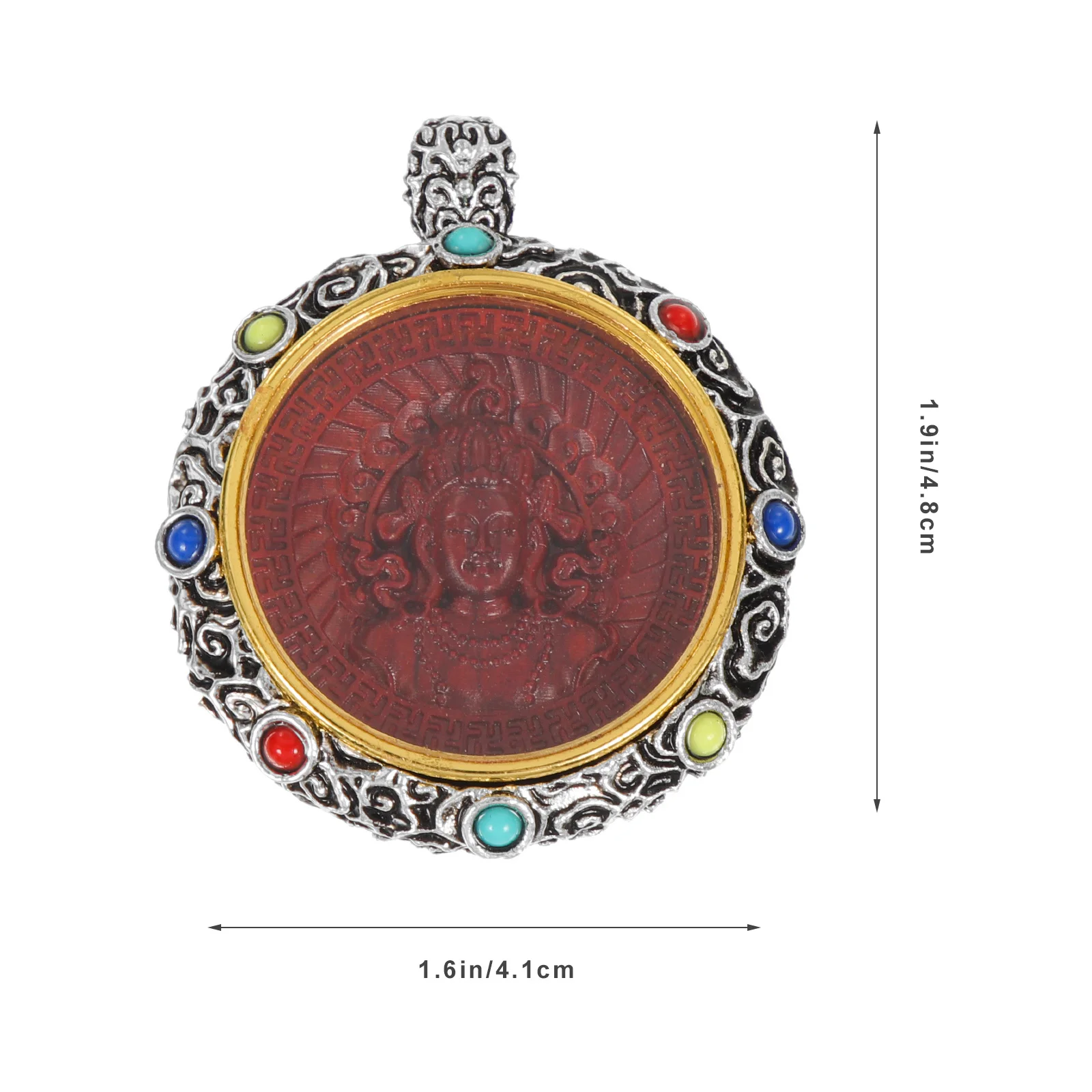 Durable Silver Plated Copper Wooden Sandalwood Pendant Necklace Charm for DIY Jewelry Making Gifts Sandalwood Pendant