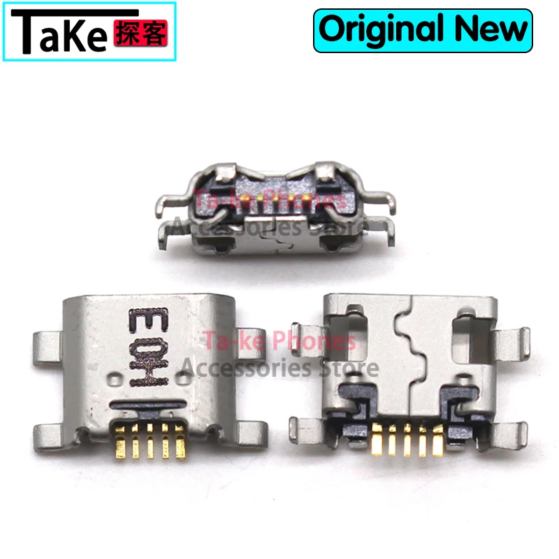 100-500Pcs Micro USB 5pin Charging Port Jack Socket Connector Dock Plug For Huawei 5C 6A 6X Nova P10 lite P7 P8 Lite 2017 6Plus