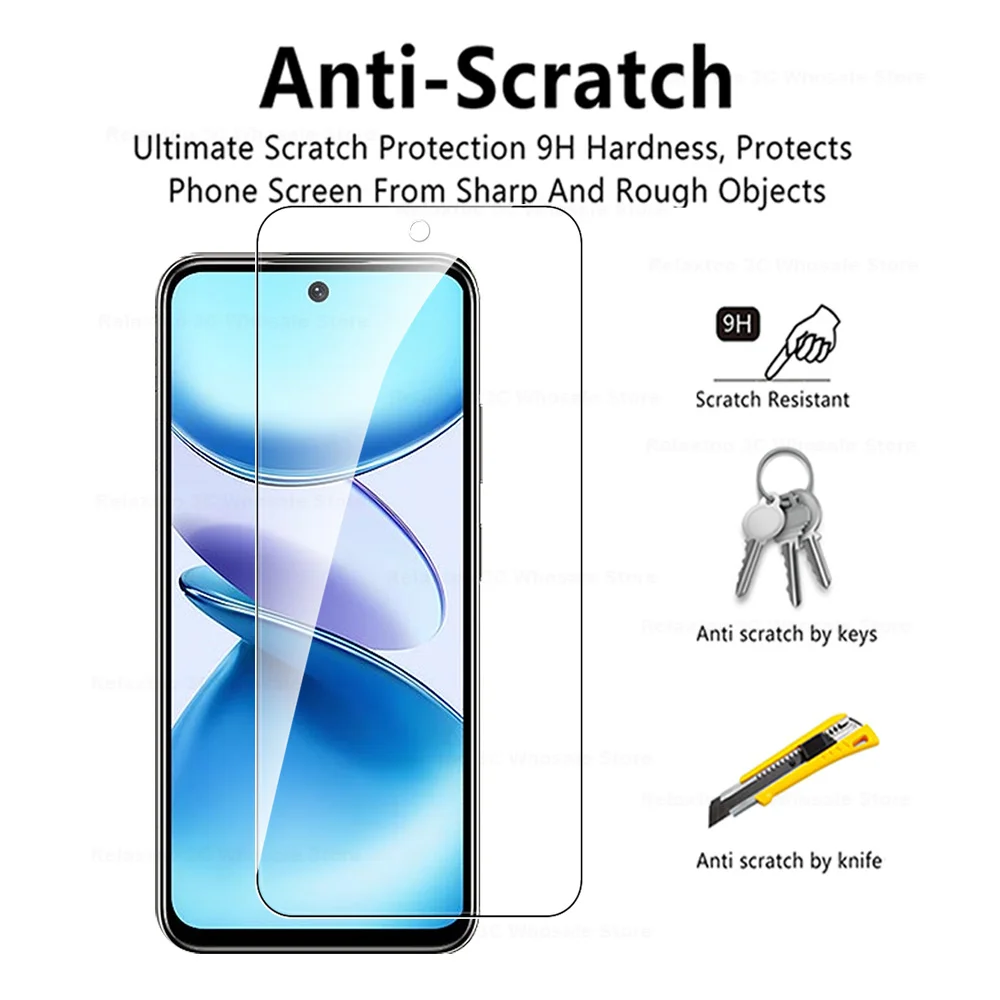 8IN1 HD Tempered Glass For Infinix Smart 9 Screen Protector Smart9 Camera Film For Infinix Smart 9 4G 6.7 inch Protective Glass