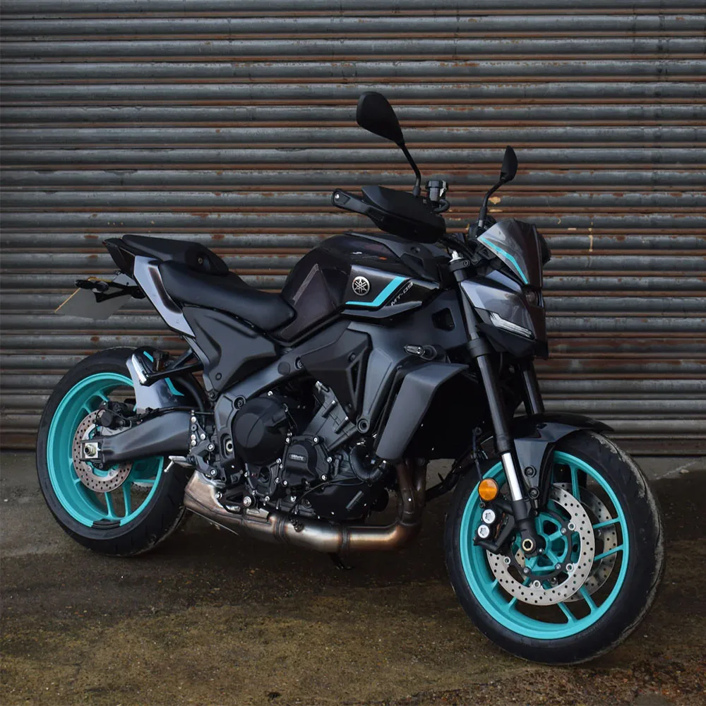 لياماها MT-09 MT-09 SP 2024-UPMotorcycle الخلفية/الجبهة إنفيل لوحات جانبية يغطي الإطار الجانبي لوحة الحرس حامي هدية غطاء #2