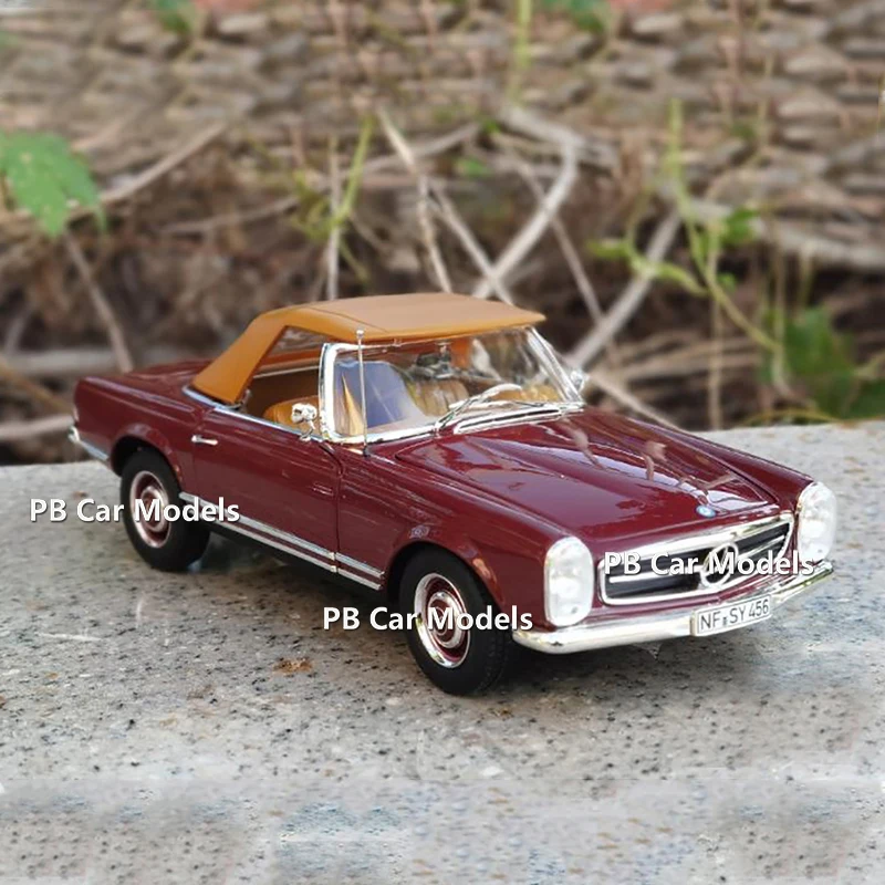 1: 18 NOREV 1963 230SL Convertible Classic Car Simulation Alloy Car Model Collection