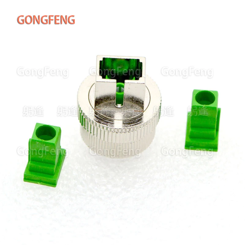 1PCS New SC APC Single Mode Fiber Adapter Flange Connector Coupler 0~30dB Adjustable Optical Fiber Attenuator Special Sales